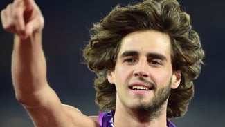 Next Story Image: For Italian high jumper, half a beard is better than one